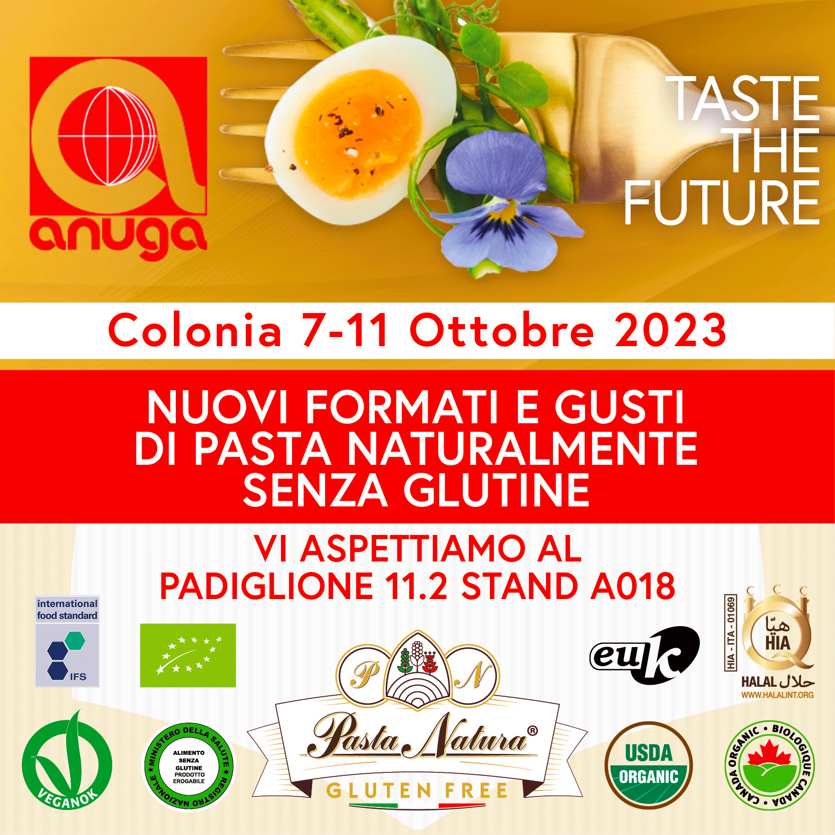 CI VEDIAMO A COLONIA! ANUGA 2023: PASTA NATURA TI ASPETTA
