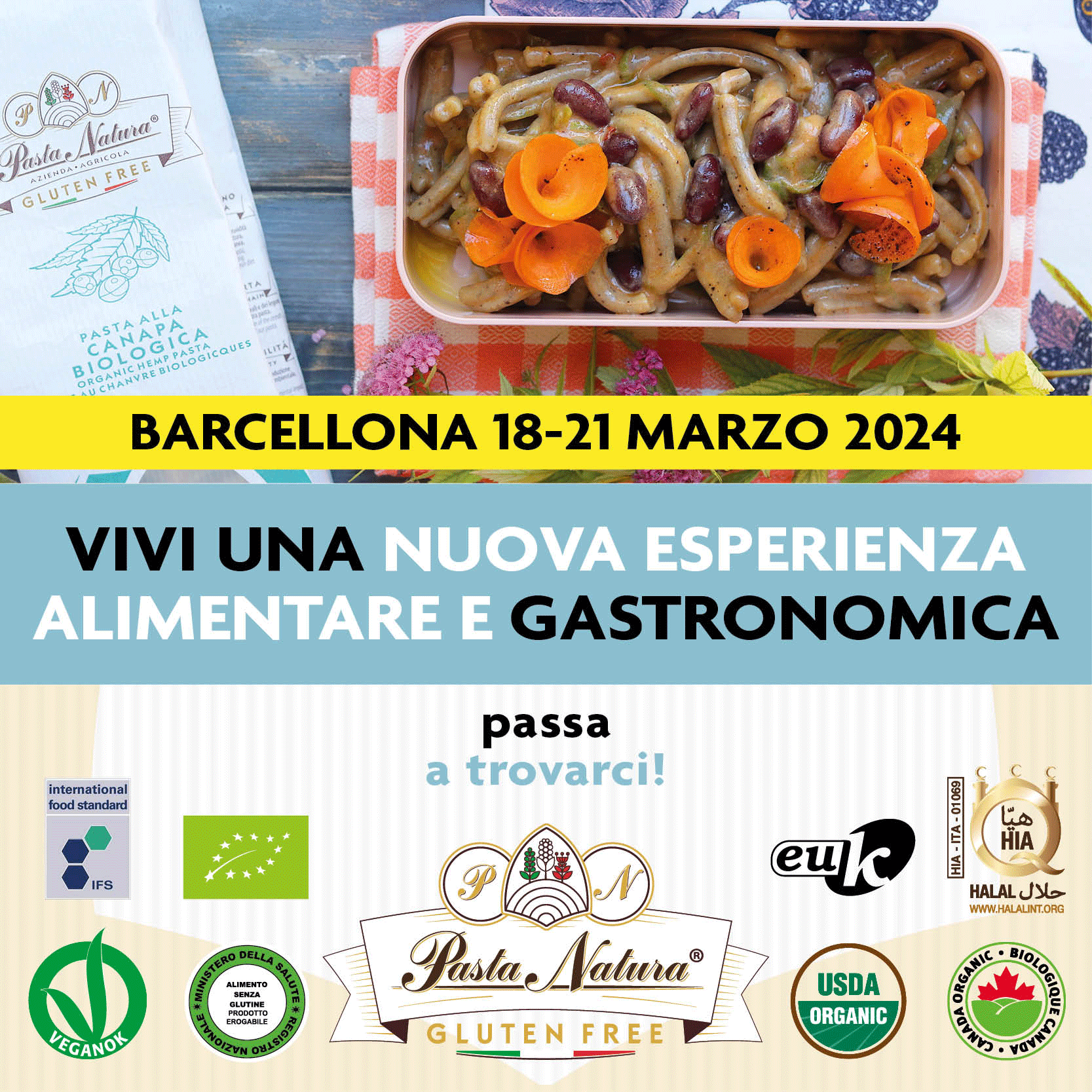 PASTA NATURA ALLA CONQUISTA DI BARCELLONA